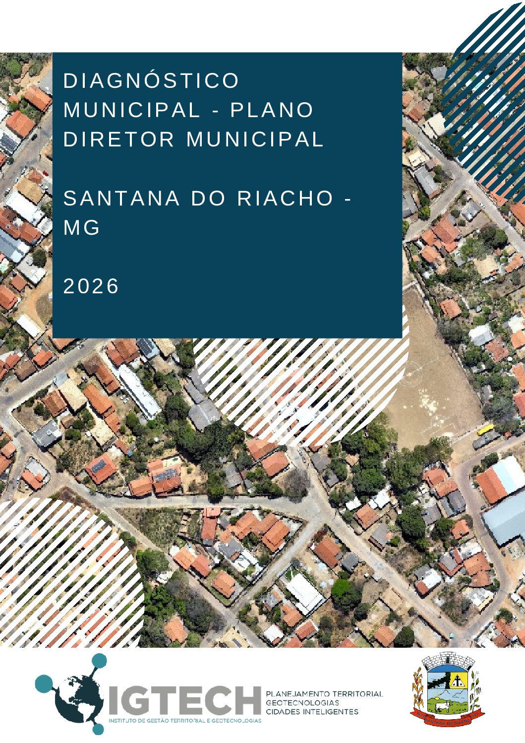 Capa do Diagnóstico Urbano Territorial de Santana do Riacho
